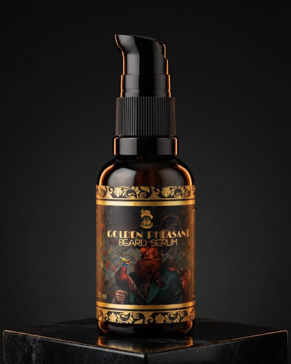 Serum do brody Golden Pheasant skóra i drewno.
