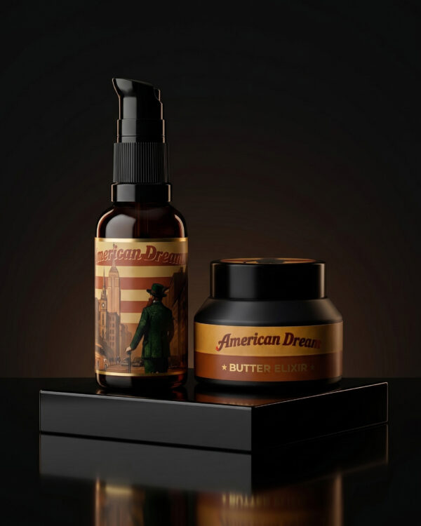 Zestaw balsam do brody American Dream + olejek
